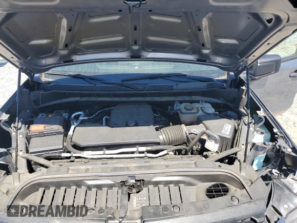 2021 Chevrolet Silverado 1500 Custom with VIN 1GCPWBEK3MZ437320, listed as a Copart auction lot 49348155 with 28,563 mi miles and Salvage Title. Bid and sale history available at DreamBid. Image 11.