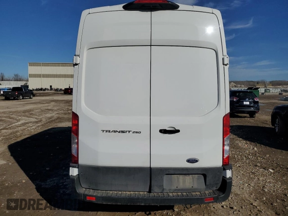 2021 Ford Transit Cargo with VIN 1FTBR1X87MKA46404, listed as a Copart auction lot 45162425 with 81,901 mi miles and Salvage Title. Bid and sale history available at DreamBid. Image 6.