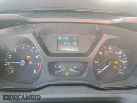 2015 Ford Transit Cargo with VIN 1FTNE1YM3FKA60422, listed as a Copart auction lot 71601144 with 227,859 mi miles and Clean Title. Bid and sale history available at DreamBid. Image 9.
