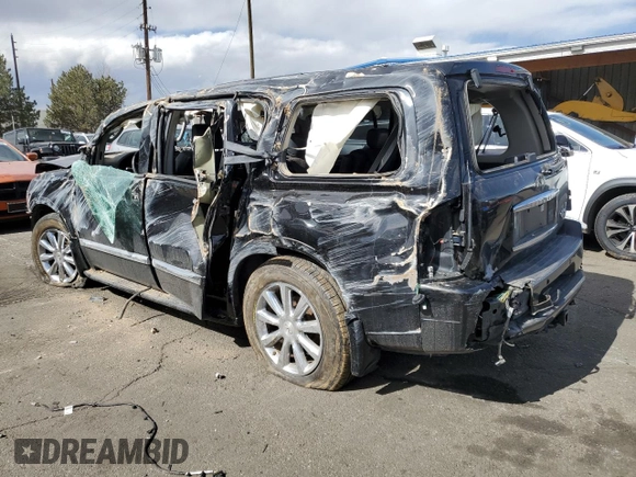 2009 Infiniti QX56 with VIN 5N3AA08C79N902566, listed as a Copart auction lot 47442555 with 125,860 mi miles and Non Repairable. Bid and sale history available at carsss.com. Image 2.