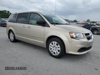 2015 Dodge Grand Caravan SE with VIN 2C4RDGBGXFR613918, listed as a Copart auction lot 55146355 with Not Provided miles and Salvage Title. Bid and sale history available at DreamBid. Image 4.