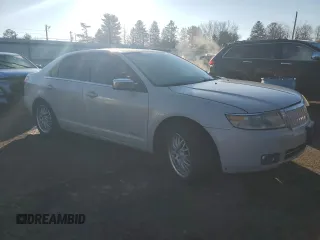 2007 Lincoln MKZ with VIN 3LNHM28T67R609312, listed as a Copart auction lot 47031405 with 147,018 mi miles and Salvage Title. Bid and sale history available at carsss.com. Image 4.