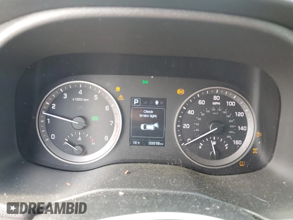 2016 Hyundai Tucson SE z VIN KM8J3CA41GU222107, wystawiony jako Copart lot #55587125 z przebiegiem 99 918 mil mil oraz Szkoda całkowita • Salvage title. Historia ofert i sprzedaży dostępna na DreamBid. Obrazek 9.