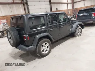 2019 Jeep Wrangler Unlimited Sport Altitude with VIN 1C4HJXDGXKW505396, listed as a IAAI auction lot 42039985 with 146,178 mi miles and . Bid and sale history available at DreamBid. Image 4.