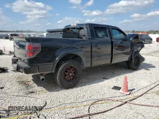 2013 Ford F-150 XL with VIN 1FTFW1EF0DFA78633, listed as a Copart auction lot 44163625 with 0 mi miles and Salvage Title. Bid and sale history available at carsss.com. Image 3.