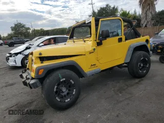 2006 Jeep Wrangler Sport z VIN 1J4FA49S86P773585, wystawiony jako Copart lot #77420224 z przebiegiem 210 776 mil mil oraz Szkoda całkowita • Salvage title. Historia ofert i sprzedaży dostępna na DreamBid. Obrazek 1.
