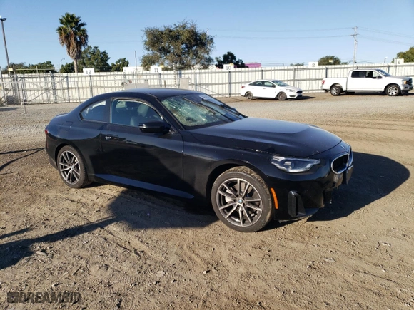 2024 BMW 2 Series 230i with VIN 3MW23CM06R8D85317, listed as a Copart auction lot 79856324 with 16,436 mi miles and Salvage Title. Bid and sale history available at carsss.com. Image 4.