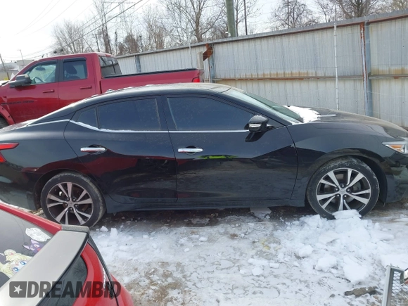 2018 Nissan Maxima SV with VIN 1N4AA6AP5JC384119, listed as a IAAI auction lot 41353069 with 97,136 mi miles. Bid and sale history available at carsss.com. Image 13.
