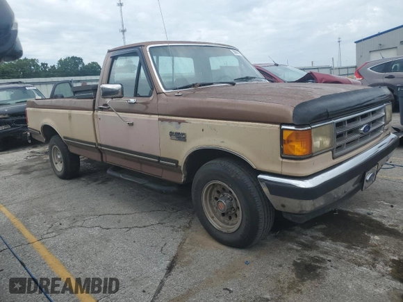 1987 Ford F-150 with VIN 2FTEF15H8HCA66731, listed as a Copart auction lot 58696774 with 81,683 mi miles and Salvage Title. Bid and sale history available at carsss.com. Image 4.