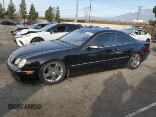 2003 Mercedes-Benz CL 5.0L with VIN WDBPJ75J03A037245, listed as a Copart auction lot 87336204 with 152,357 mi miles and Salvage Title. Bid and sale history available at carsss.com. Image 1.