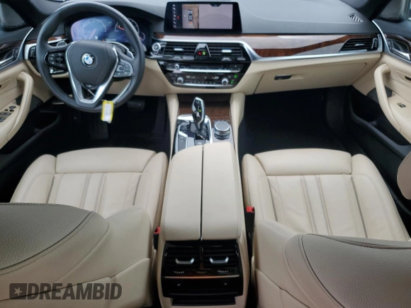 2019 BMW 5 Series 540i xDrive with VIN WBAJE7C55KWW20474, listed as a Copart auction lot 55219625 with 40,095 mi miles and Salvage title. Bid and sale history available at DreamBid. Image 8.