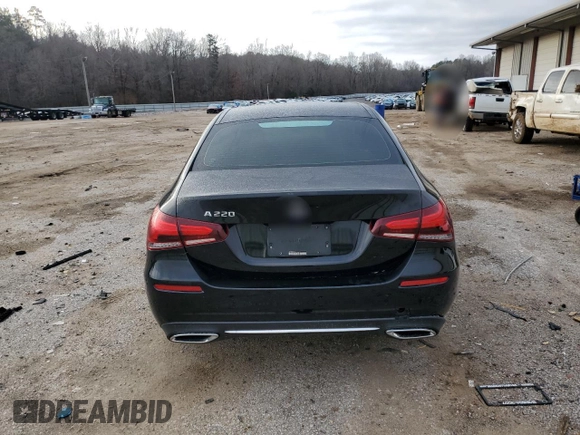 2020 Mercedes-Benz A 220 with VIN W1K3G4EB6LW044215, listed as a Copart auction lot 43212485 with 58,428 mi miles and Salvage Title. Bid and sale history available at DreamBid. Image 6.