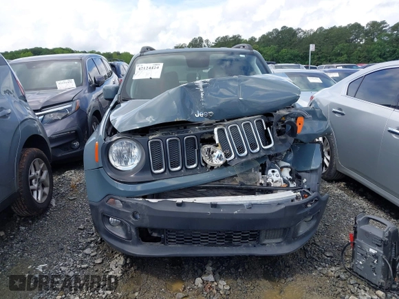 2018 Jeep Renegade Altitude with VIN ZACCJABB1JPJ40873, listed as a IAAI auction lot 42124424 with Not provided miles and . Bid and sale history available at DreamBid. Image 6.